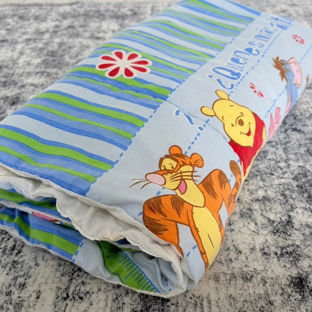 Disney Winnie the Pooh Spanish‎ Crib Comforter Baby 30x40